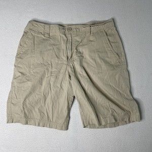 Columbia Shorts Mens 34 Beige Tan Khaki Preppy Casual Adult